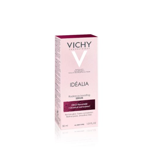 Vichy IDEALIA 30ml, Anti-age antioksidativni serum. 24-časovna hidratacija i nega kože lica. Sužava pore, uglačava bore, ujednačava ten i vraća koži sjaj.