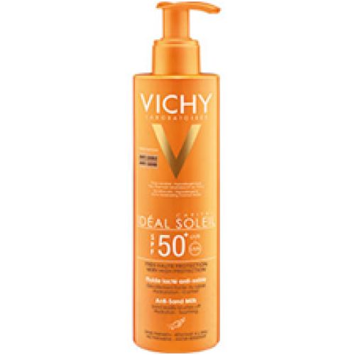 Vichy IDEAL SOLEIL Mleko protiv prilepljivanja peska na kožu SPF 50+ Zaštita za lice i telo