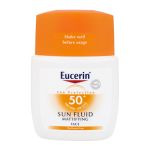 Eucerin SUN fluid SPF50 namenjen je zaštiti normalne i kombinovane kože lica od UVA i UVB zraka - krema za suncanje