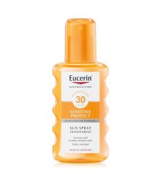 Eucerin SUN SPF30,200ml, nega kože lica i tela, sprej za zaštitu normalne i masne kože od sunčevog zračenja. Pogodna za kožu sa aknama, čak i kožu glave.