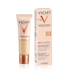 VICHY Sienna30ml MinéralBlend nijansa 1 hidratantni puder na bazi vode za postojan, svež i ravnomeran ten, za negu i lepotu kože lica. Sa termalnom vodom Vichy