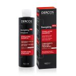 Vichy DERCOS Aminexil Men 200 ml energetski šampon za negu kose, za muškarce. Sa kreatinom dovodi do revitalizovanog vlasišta za jaču i gušću kosu.