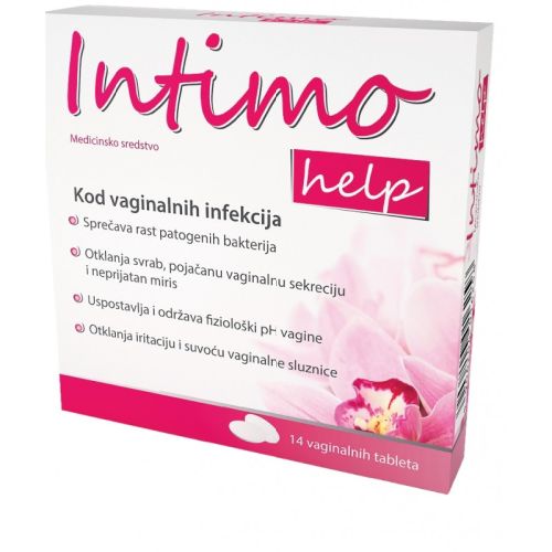 Intimo Help su vaginalne tablete koje se savetuju preventivno kao i kao dodatak terapiji kod vaginalnih infekcija