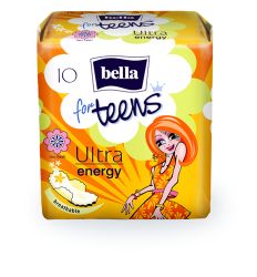 Ulošci Bella for Teens UltraEnergy 10kom sa mirisnom notom egzotičnog voća. Sa sistemom mikrotunela koji brzo upija i pretvaraju tečnost u gel.