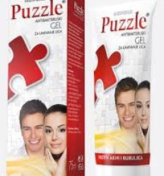 Puzzle antibakteriski gel za umivanje 75ml, za negu masne i problematične kože lica. Nežno čisti i osvežava problematičnu kožu lica sklonim bubuljicama.