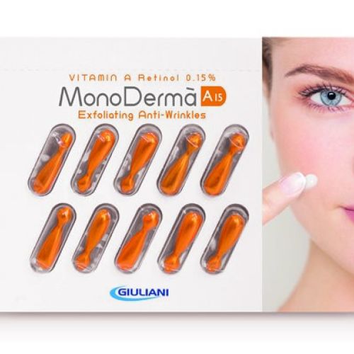 MonoDerma vitamin A,10kom, za negu kod problematične i masne kože lica. Sadrži čist vitamin A za stalno obnavljanje epitela, mehanizmom ćelijske obnove.