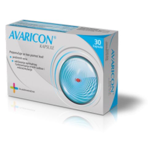 Avaricon kapsule 30kom - prosirene vene - otecene noge