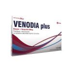 Venodia Plus sadrži proćišćeni i mikronizovani Diosmin + Hesperidin 500 mg, sa dodatkom ekstrakta koprive i borovnice povoljno utiču na venski tonus i otpornost kapilara