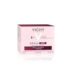 VICHY IDEALIA NIGHT NOĆNA KREMA, 50 ml za negu normalne i mešovite kože lica. Noćna nega lica koja efektivno obnavljanja kožu tokom sna.