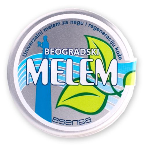 Beogradski MELEM 40ml predstavlja univerzalni melem za negu i regeneraciju kože tela. Smanjuje crvenilo i iritacije kože i podstiče njenu revitalizaciju.