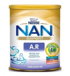 Nestle NAN AR expert je adaptirana formula za bebe koje imaju tendenciju ka prolivu, bebe alergične na kravlje mleko. Koristi se od rodjenja.