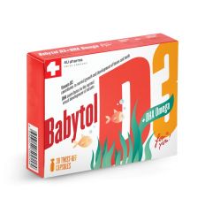 BABYTOL D3+omega twist off kapsule - vitamini za decu