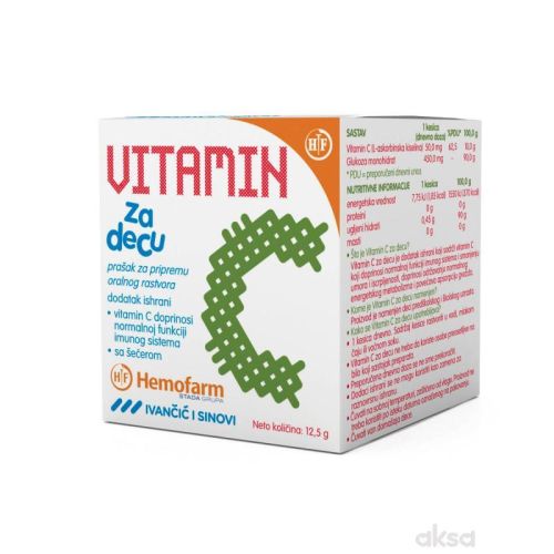 Super rastvorljivi VITAMIN C za decu kesice 50g - vitamini za decu