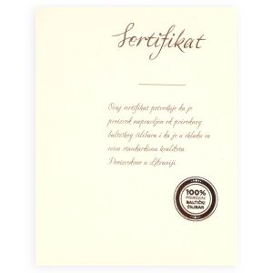 Ogrlica od ćilibara chips med - Baby Line 