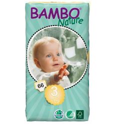 BAMBO pelene 3 midi 5-9kg, 66kom - pamucne pelene za bebe