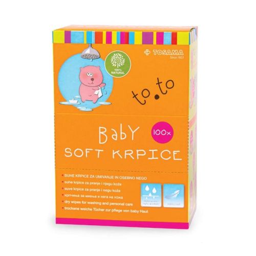 TOSAMA TO.TO Baby soft suve krpice 100 komada - ciscenje bebe