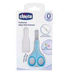 Chicco makazice za nokte za bebe u plavoj boji - grickalice za bebu - makazice za bebe