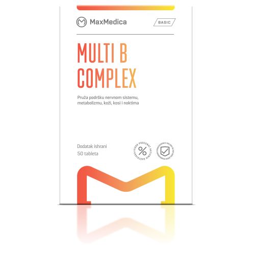 MULTI B kompleks MaxMedica 50 tableta- kompleks vitamina grupe B.