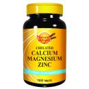 Natural Wealth Helirani kalcijum+magnezijum+cink 100 tableta