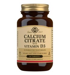 Solgar Kalcijum citrat i Vitamin D3 60 tableta