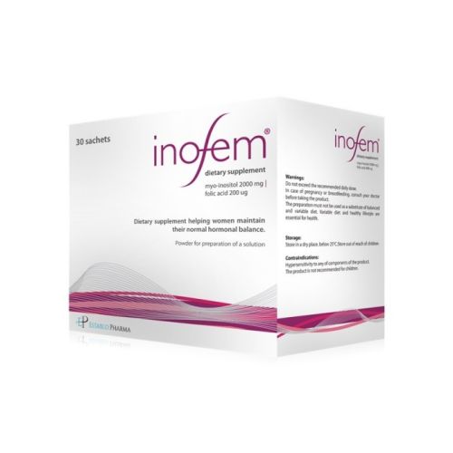 INOFEM je namenjen tretmanu sindroma policističnih jajnika. Efekti primene INOFEM-a klinički su potvrđeni INOFEM je namenjen tretmanu sindroma policističnih jajnika. Efekti primene INOFEM-a klinički su potvrđeni