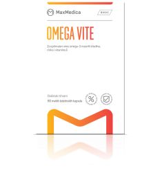 Omega 3 Vite MaxMedica je potpuno prirodan preparat  koji sadži esencijalne masne kiseline iz ribljeg ulja