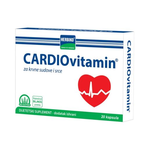 CARDIOvitamin® - za rizik nastanka oboljenja srca i krvnih sudova - za rizik od mozdanog udara