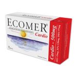 Ecomer Cardio je visoko koncentrovan proizvod, koji sadrži riblje ulje sa 60% omega-3 nezasićenih masnih kiselina i ulje iz ajkuline jetre sa 20% alkilglicerola. 