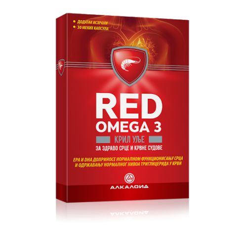Red Omega 3 je dodatak ishrani namenjen za prevenciju srčanih oboljenja i aterosklerotskih promena.