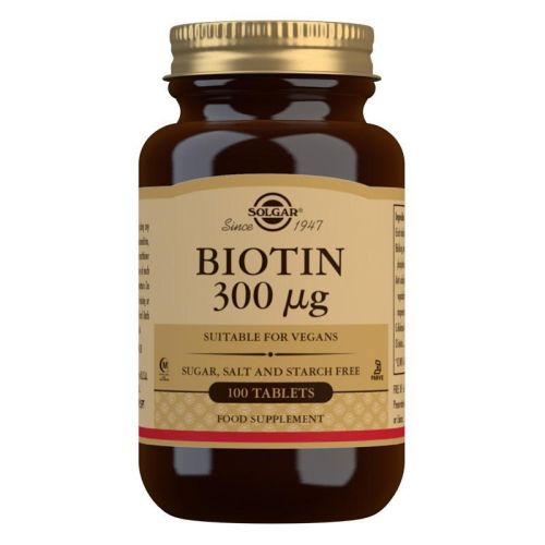 Solgar Biotin 300mcg 100 tableta - vitamini za kozu, kosu i nokte
