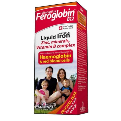 VITABIOTICS Feroglobin sirup kod anemije.