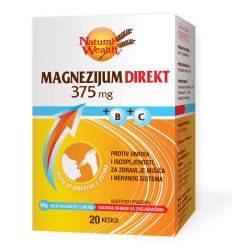 Magnezijum Direkt 375 mg +vit B+ vit C