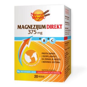 Natural Wealth Magnezijum Direkt 375mg+B+C
