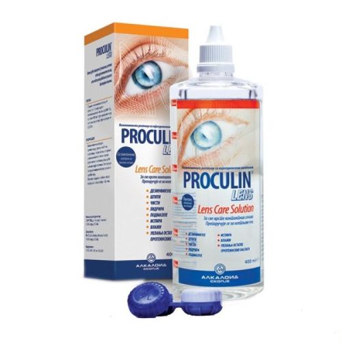 Proculin lens 400ml je višenamenski rastvor koji zahvaljujući hijaluronskoj kiselini podmazuje kontaktna sočiva i poboljšava udobnost pri nošenju.