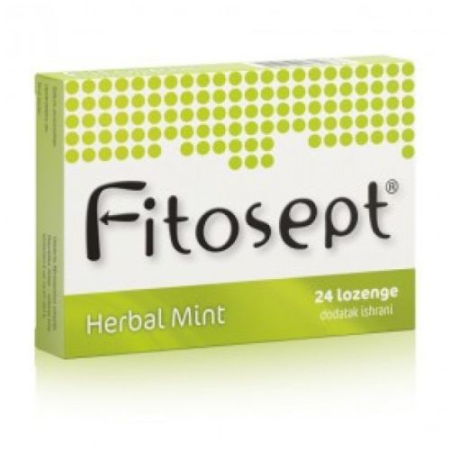 Fitosept Herbal Mint 24 lozenge