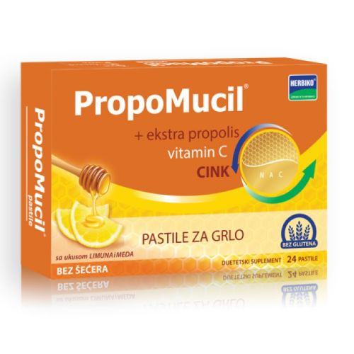 Herbiko Propomucil 24 pastile orange