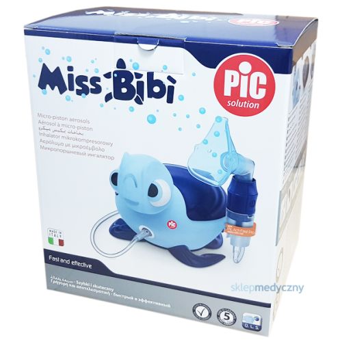 PIC Miss BIBI  inhalator, u obliku kornjače, namenjen za celu porodicu, dizajniran sa akcentom da ga deca dožive kao igračku i vid zabave. 