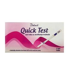 Detect Quick traka za utvrđivanje trudnoće - test je brz i pouzdan - test za trudnocu