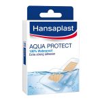 Hansaplast AQUAProtect 20kom transparentni i vodootporni flasteri štite prilikom kupanja i tuširanja, pogodni za pokrivanje svih vrsta manjih rana.