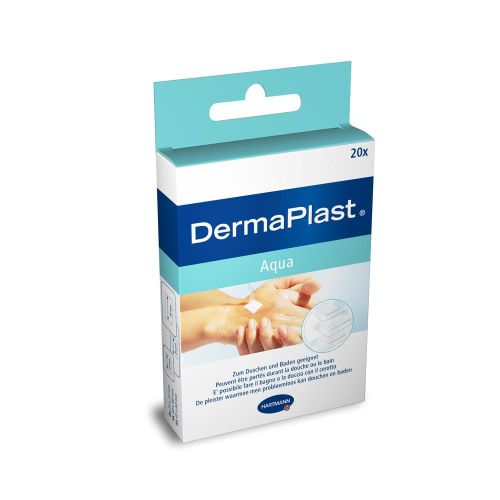 DermaPlast Aqua flasteri predstavljaju hipoalergijske, bezbojne, vodootporne samolepljive flastere od polietilena.