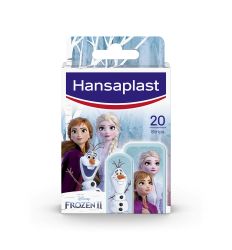 Hansaplast Disney Frozen u pakovanju od 20 komada, flasteri sa slikom pogodni za sve vrste manjih rana sa ne-lepljivim jastučićem koji štiti ranu.