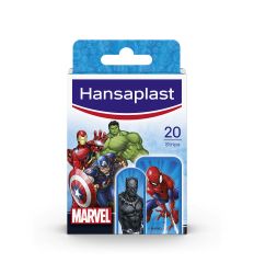 Hansaplast Marvel Avengers u pakovanju od 20 komada, flasteri sa slikom pogodni za sve vrste manjih rana sa ne-lepljivim jastučićem koji štiti ranu.