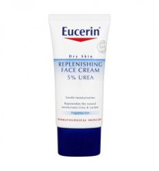Eucerin dnevna krema sa 5% uree + laktat namenjena je dnevnoj nezi suve, izrazito suve i zategnute kože lica