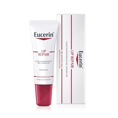 Eucerin Lip repair 10ml balzam za negu, lepotu i regeneraciju usana namenjen je za oporavak i negu izrazito suvih i ispucalih usana.