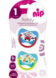 NIP varalica Family silikonska 0-6m 2 komada 