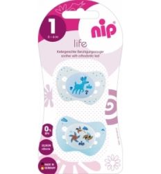 NIP varalica Life, silikon 0-6m, 2kom - varalica za bebe - cucla za bebe