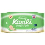 Kosili all natural vlazne maramice 80kom - štiti od iritacije - vlazne maramice za bebe