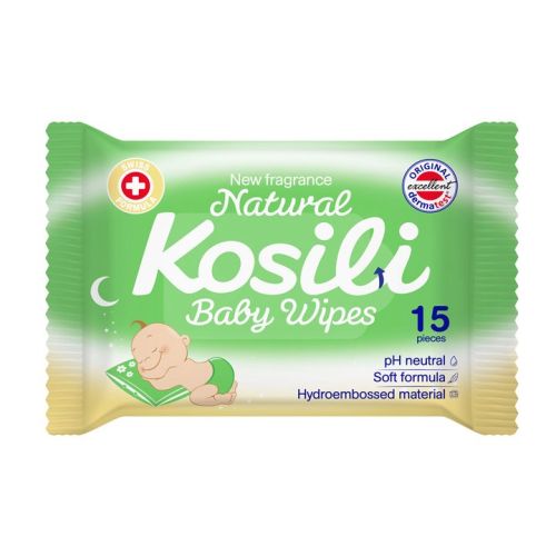 Kosili All Natural vlažne maramice 15kom - vlazne maramice za bebu