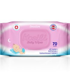 Kosili vlažne maramice za bebe 70kom roze - vlazne maramice za bebe