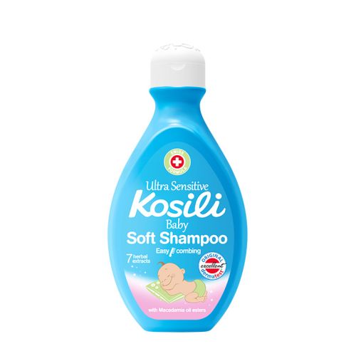 Kosili šampon za bebe, u pakovanju od 400ml sa pažljivo odabranim sastojcima, ima blagotvorno dejstvo na kožu i kosu vaše bebe.